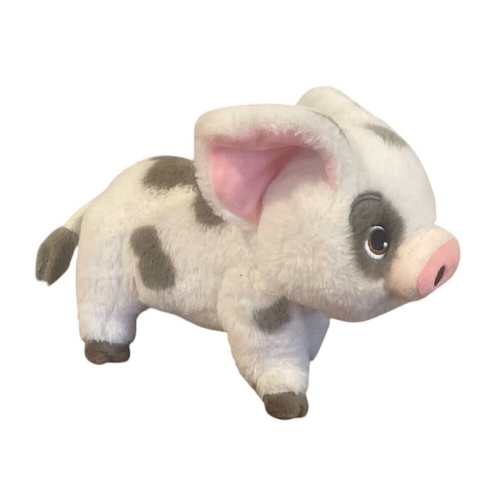 DISNEY STORE Pua Moana 9” Plush Stuffed Animal Toy Pig Soft Fluffy Cuddly